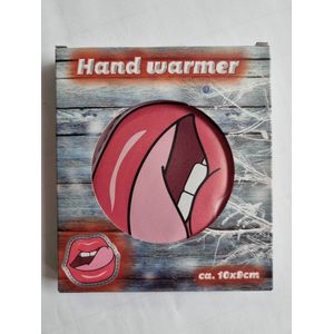Handwarmer, gel handwarmer, herbruikbaar, Mond, 10 x 9 cm, kindercadeau
