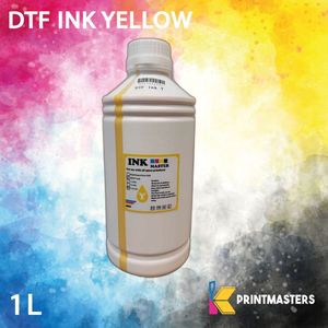 DTF INKT -PRINTMASTERS-YELLOW -HIGH KWALITEIT-DTF PRINTER-1 LITER-GEEL-SUBLIMATIE