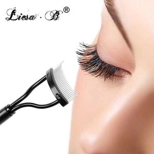 TPT-2stuks Wimper Separator Metalen Tanden Opvouwbare Wimperkruller Makeup Roestvrij Wimper Borstel Kam Mascara Krul Make-Up Tool