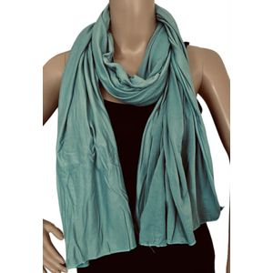 Tricot sjaal 12706 effen 210/75cm mintgroen