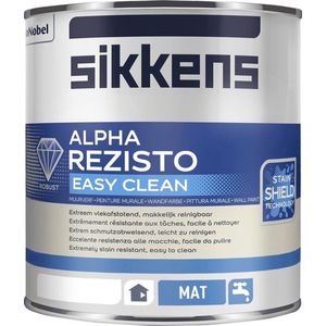 Sikkens alpha rezisto easy clean mat 9016 ral 1ltr
