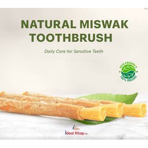 Miswak Tandenborstel - 5 Stuks - Premium Kwaliteit - Siwak Vegan- 100% Natuurlijke Tandenborstel - Gezonde Tanden - Miswak