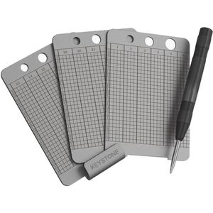 Keystone Tablet Punch - Seed Phrase Protector - Back-Up - 12/24 woorden - Staal