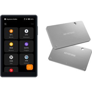 Keystone 3 Pro + Keystone Tablet - Hardware Wallet - Seed Phrase Back-up
