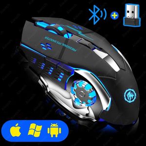 Oplaadbare Draadloze Muis - Gaming - Computer - Bluetooth Muis Usb Mechanische E-Sport - Pc Gaming Mouse
