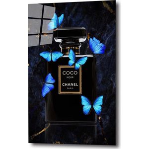coco Blue butterflies 90x60 plexiglas 5mm