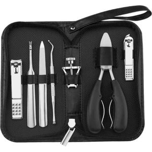Manicure Set - 7-delige - Nagelknipper - Nagelschaar - Nageltang - Kalknagel - Ingegroeide Teennagel - Vijl