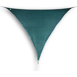 Schaduwdoek - Waterdoorlatend - Driehoek - Gelijke zijden - 3x3x3 m - Zonnedoek - Groen