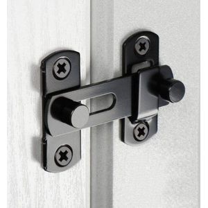 Flip Deur Klink Lock Bout Lock Accordeon Deur Schuur Venster Schuifslot Staaf Bout Schuur Schuifdeur Slot Schuifpin (1 Pack)