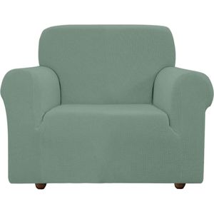 Stretch Sofa hoes Sofahoezen, Jacquard Sofahoezen voor bank, fauteuil 1-zits (85-115 cm, Mintgroen)