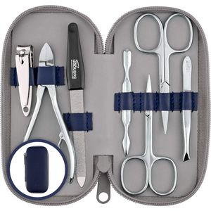 Solingen Duitsland Manicuresets voor dames & heren set van 7 stuks - Kwaliteits verzorgingsset – Nagel tangen & nagel knippers, pincet nagel set - Fantastisch cadeau voor alle gelegenheden