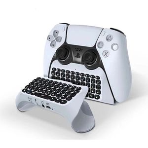 Empire's Product Toetsenbord geschikt voor PS5 Controller - Bluetooth Qwerty Keyboard - Playstation 5 - Toetsenbord - Controller - Accessoires voor Playstation 5 - Wit