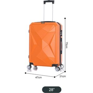 Koffer Traveleo Babij ABS03 Oranje maat XL
