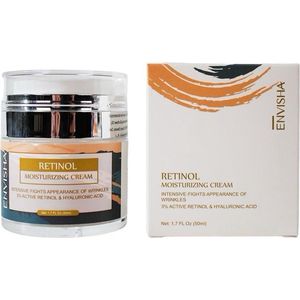 Retinol Moisturizing Cream - Vitamine A - Huidvernieuwing te versnellen - Verminderen van Huidveroudering - Elke ochtend en avond -