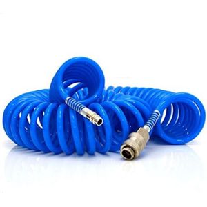 Compressor slang - Compressorslang - Persluchtslang - Compressor luchtslang - Blauw 7,5 meter