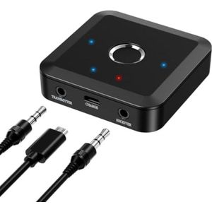 Velox Bluetooth Receiver Aux - Bluetooth Receiver Auto - Bluetooth Receiver Transmitter - Bluetooth Transmitter -3,5 mm AUX