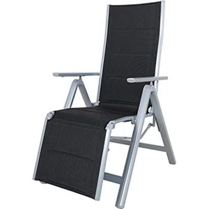Ligstoel - 60 x 17 x 92 cm - Zwart/Relaxstoel