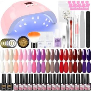 Uv Lamp Gelnagels Starterspakket - Gellak Starterspakket - Gelnagel Set