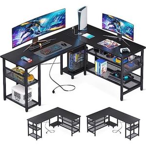 Gaming Bureau - Gaming Desk - 150×102 cm/zwart