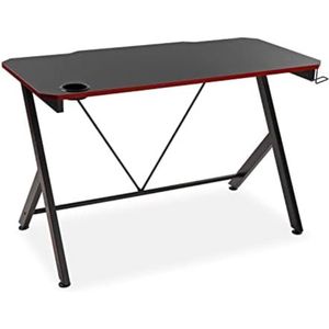 Gaming Bureau - Gaming Desk - 76 x 60 x 120 cm - Zwart/Rood