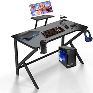 Gaming Bureau - Gaming Desk - 100 x 55 x 90,5 cm - Zwart