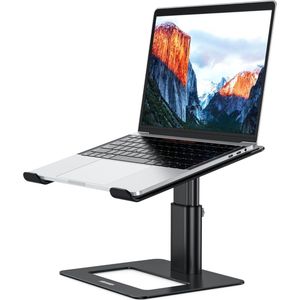 Aluminium laptopstandaard, ergonomische verstelbare, stijghouder computerstandaard, compatibel met 10-15,6 inch laptops