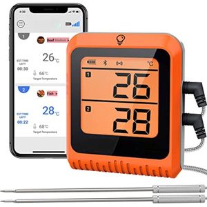 Vleesthermometer Bluetooth - Vleesthermometer Digitaal - Vleesthermometer Oven - Vleesthermometer met App