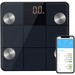 Personenweegschaal Lichaamsanalyse - Weegschaal Met Lichaamsanalyse - Personenweegschaal Beste Koop - Zwart
