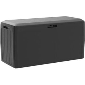 Velox Opbergbox tuinkussenbox waterdicht - Tuinkussenbox waterdicht - Kussenbox voor buiten - 117 x 60 x 47 cm - Antraciet