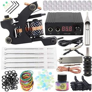 Tattoo Machine - Tattoo Set - Tattoo Machine Beginner Set - Tattoo Machines - Zwart