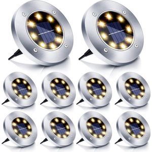Solar Tuinverlichting Grondspots - Solar Tuinverlichting Zonne Energie - Solar Tuinverlichting Prikspots