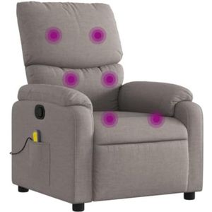 Massage stoel - 75 x 99 x 99 cm - Met massage/Taupe
