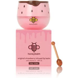 Honeybalm - Lipbalm - Aardbei - SPF 25 - 5,5 gr