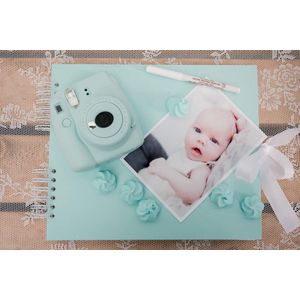 Plakboekalbum, 30 x 25 cm, zwart kladboek voor plakboeken, geheugenbehoud, bruiloftsgastenboek, fotoalbum, ideaal voor babyshower, Valentijnsdag en verlovingsgeschenken