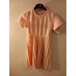 New Collection - Kleedje met plissé rok - roze - maat 146/152