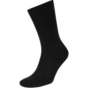 10Cel - Crew Sokken - Zwart - 1-Pack - Sterke Tencel Sokken met Badstof Zool