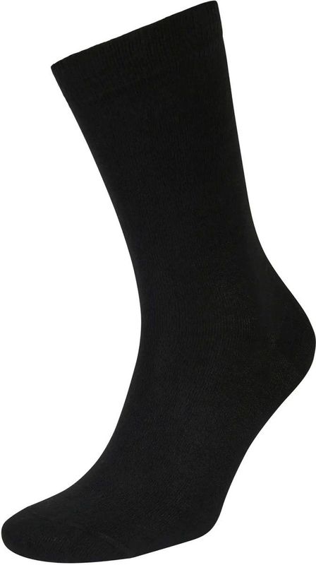10Cel - Crew Sokken - Zwart - 1-Pack - Sterke Tencel Sokken met Badstof Zool