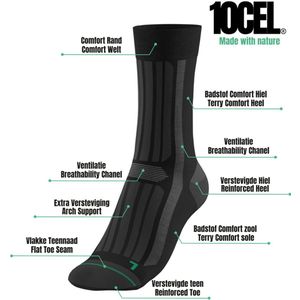 Werksokken - Zwart - 10CEL Work Socks