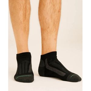 Quarter - Werksokken - Zwart - Tencel - 39-42