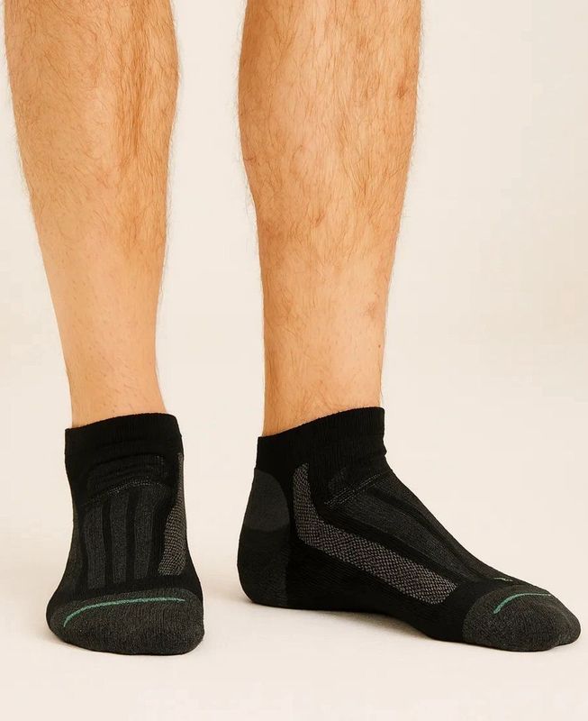 Quarter - Werksokken - Zwart - Tencel - 39-42