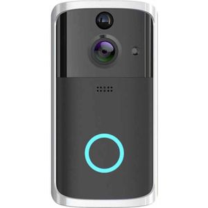 Video Deurbel HD – Draadloze deurbel - Deurbel met Camera - Met Gong - WiFi Deurbel - Licht Sensor - Infrarood - Zwart