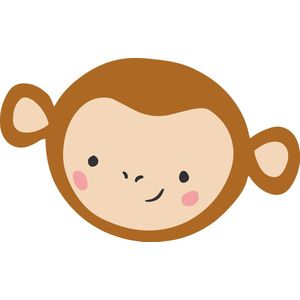 Vloerkleed vinyl rond | Aapie | 95 cm Rond | Ontdek het stijlvolle en duurzame Vloerkleed vinyl rond | Aapie. Perfect voor kinderkamers, gemakkelijk schoon te maken en eco-vriendelijk. Breng sfeer en comfort in jouw huis!
