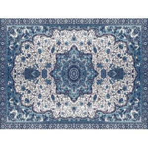 Vloerkleed vinyl | Persia blauw | 95x145 cm | Ervaar stijl en comfort met het Vloerkleed Vinyl | Persia Blauw. Eco-vriendelijk, hygiënisch en perfect voor gezinnen. Maak een bewuste keuze voor jouw interieur!