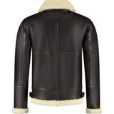 HUNTER - Shearling Lammy Coat - Chocoladebruin - Winterjas