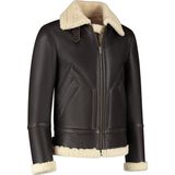HUNTER - Shearling Lammy Coat - Chocoladebruin - Winterjas