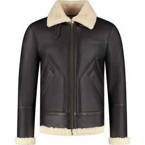 HUNTER - Shearling Lammy Coat - Chocoladebruin - Winterjas