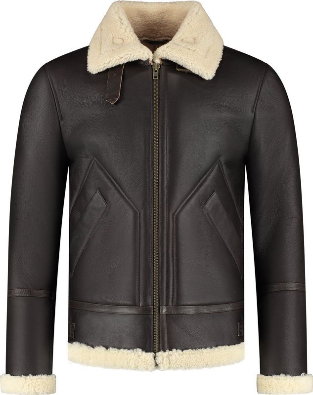 HUNTER - Shearling Lammy Coat - Chocoladebruin - Winterjas