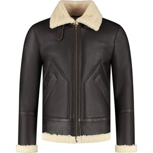 HUNTER - Shearling Lammy Coat - Chocoladebruin - Winterjas