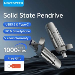Movespeed Pen Drive 1TB - USB 3.2 Type C - Super Snel
