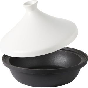 Tajine base en Aluminium recyclé et couvercle en céramique Rouge 30 cm